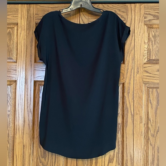 EXPRESS NWOT MATTE SATIN T-SHIRT TOP - Picture 2 of 5